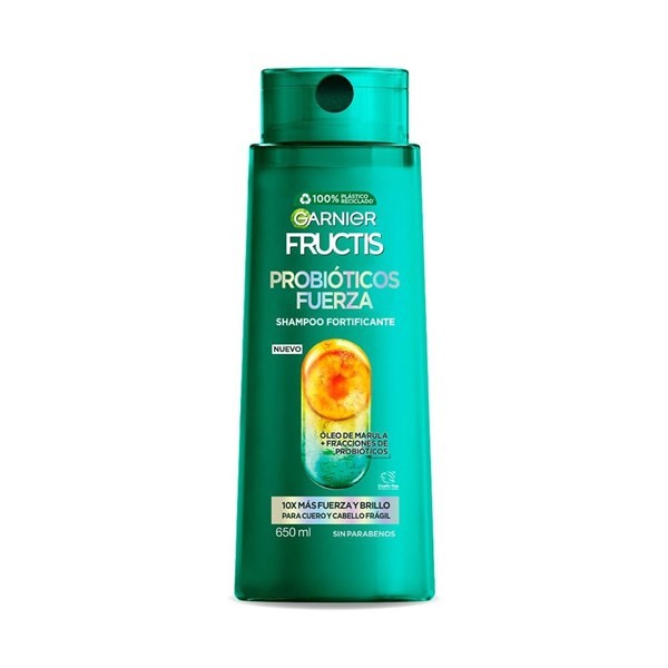 Fructis Probioticos Fuerza Shampoo 650ml