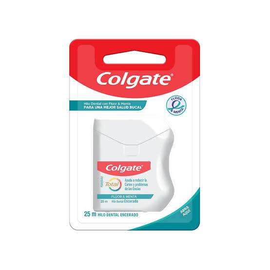 Hilo Dental Colgate Fluor y Menta x25m
