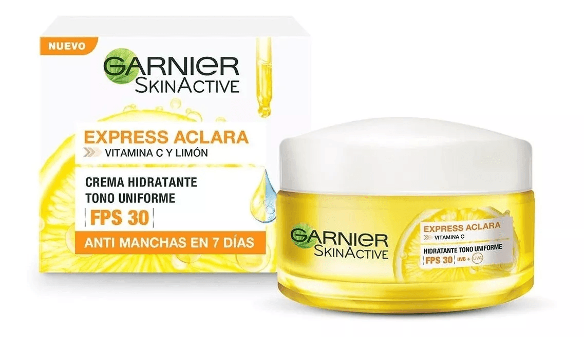 Crema Hidratante Garnier Express Aclara Antimanchas x50ml