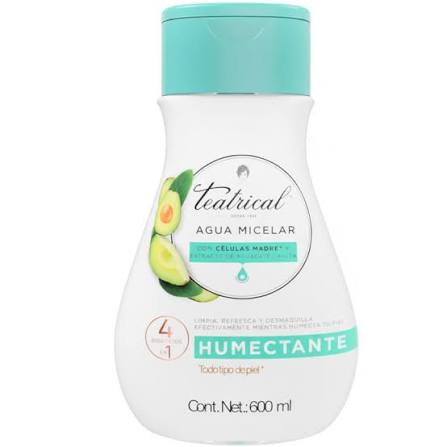 Agua Micelar Humectante Teatrical 600ml